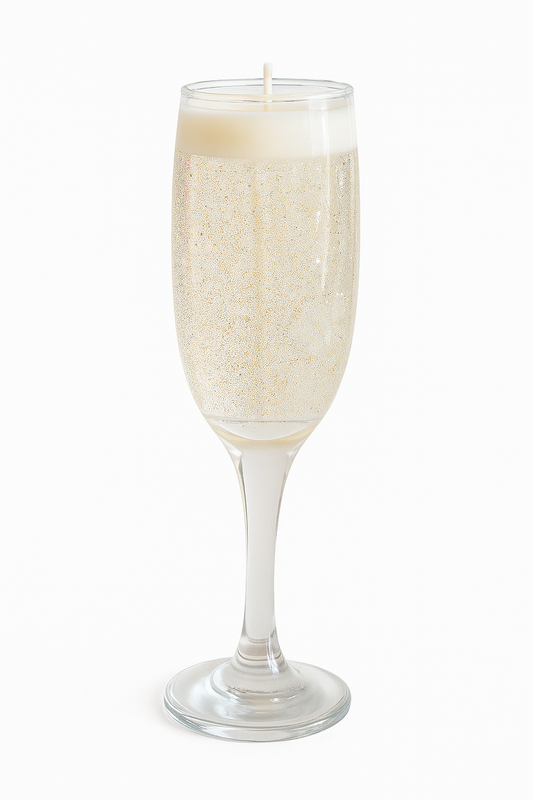 Azizam Rosé-Champagner-Kerze – Luxus im Glas.