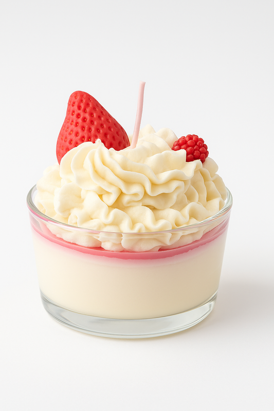 Strawberry Whip – Dessertkerze mit Erdbeerduft