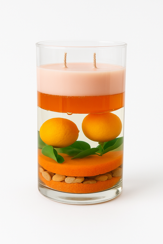 Citrus Garden – Premium Wasserkerze mit Orangenzauber