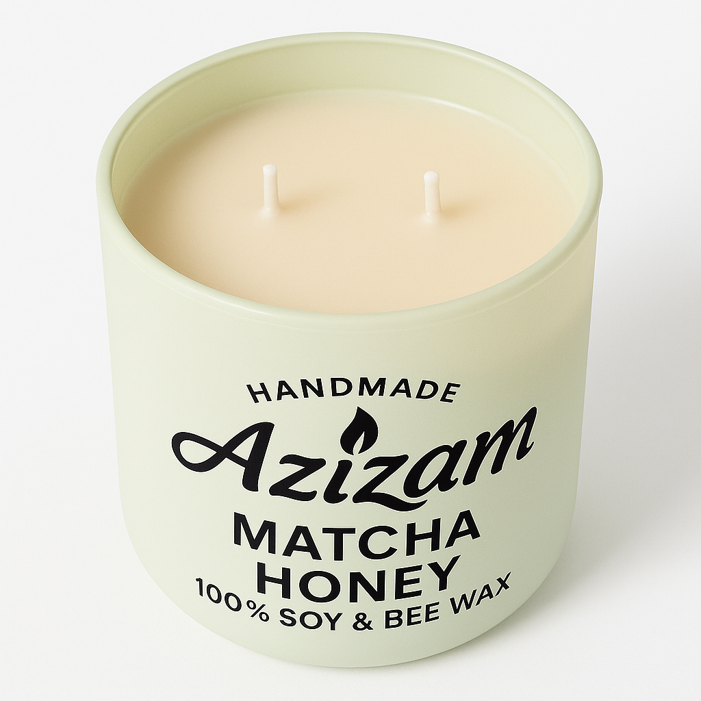Azizam Matcha Honey – 400 ml Duftkerze