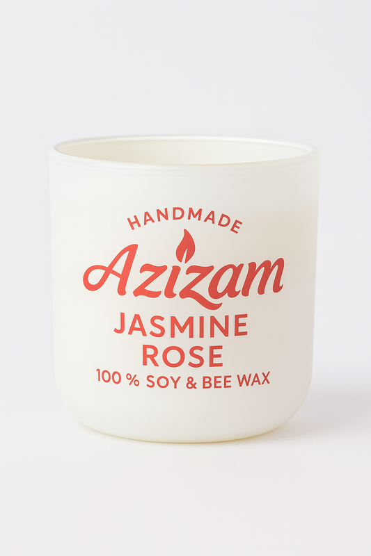 🌹 Azizam Jasmine Rose – 400 ml Duftkerze