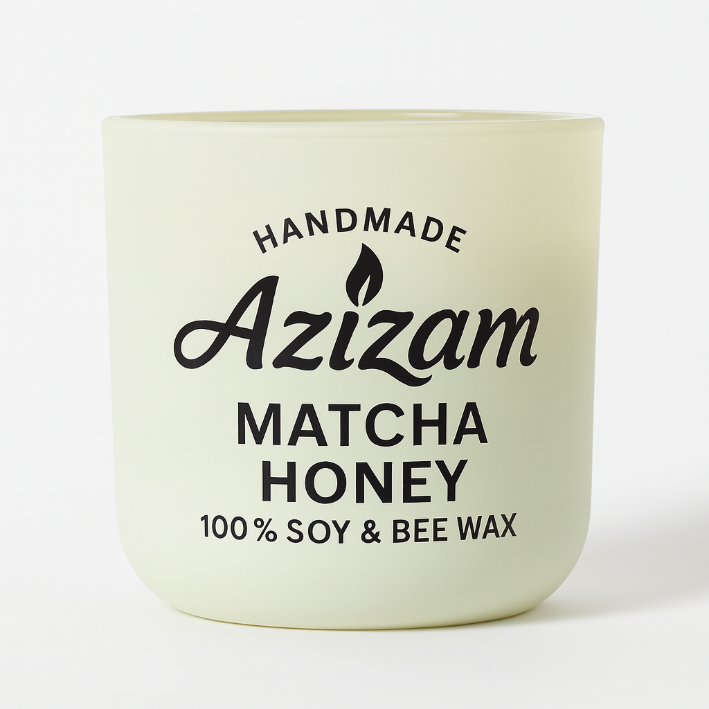 Azizam Matcha Honey – 400 ml Duftkerze